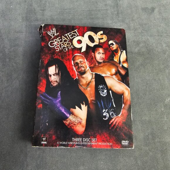 WWE: Greatest Stars of the '90s DVD, Triple H, Hulk Hogan, Stone Cold B2-9 - Picture 1 of 4